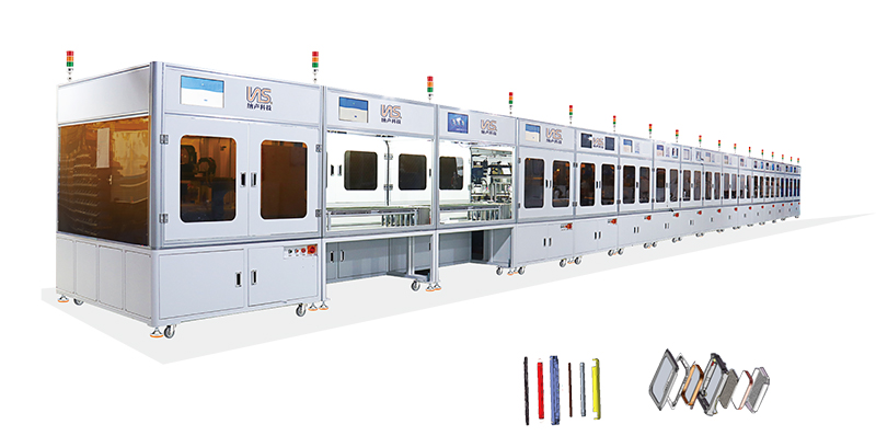 Automatic line solution of loudspeaker diaphragm